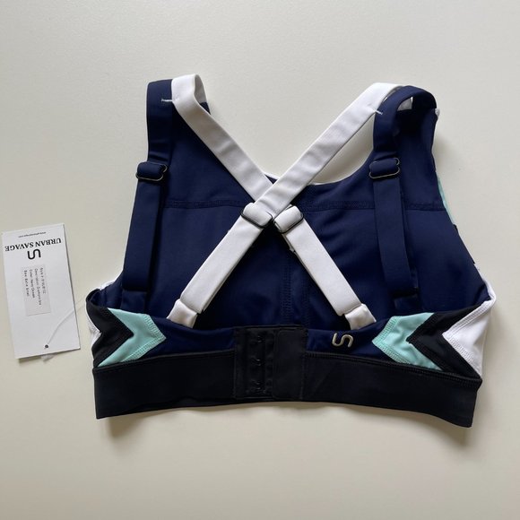 URBAN SAVAGE Color Block Diamond Legging + Bra Set / NWT - Picture 10 of 16